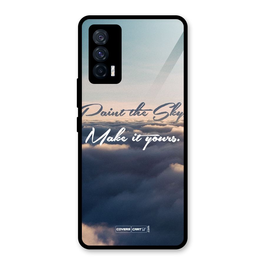 Paint the Sky Glass Back Case for Vivo iQOO 7 5G