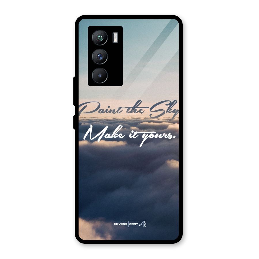 Paint the Sky Glass Back Case for Vivo iQOO 9 SE