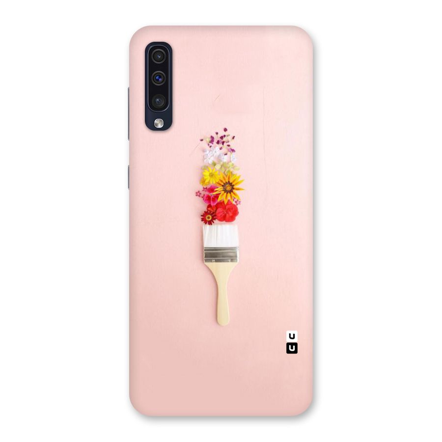Painted Flowers Back Case for Galaxy A50s