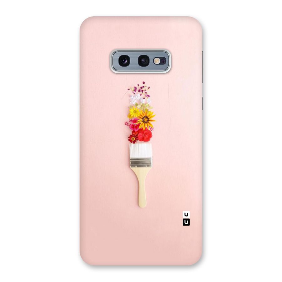 Painted Flowers Back Case for Galaxy S10e