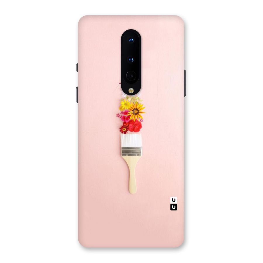 Painted Flowers Back Case for OnePlus 8