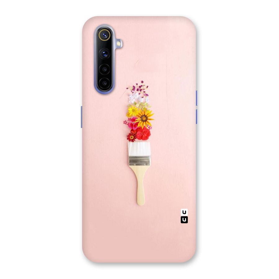Painted Flowers Back Case for Realme 6i