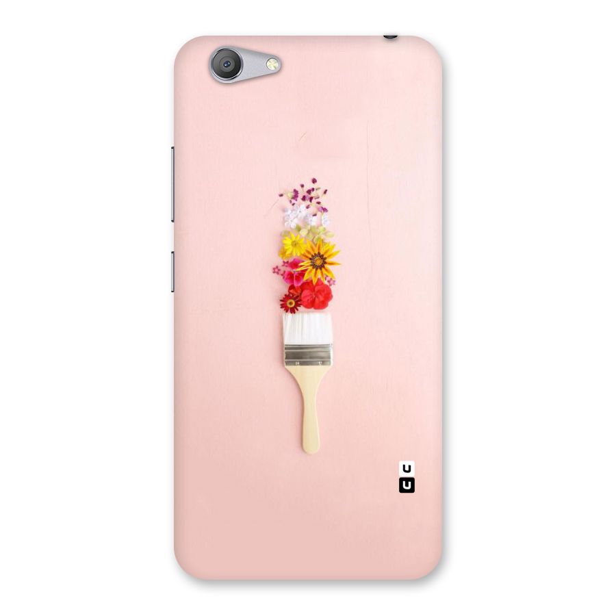 Painted Flowers Back Case for Vivo Y53