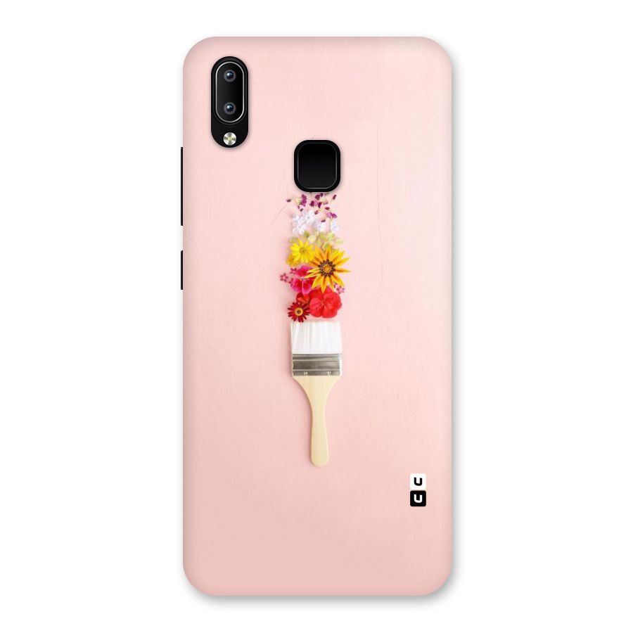 Painted Flowers Back Case for Vivo Y93