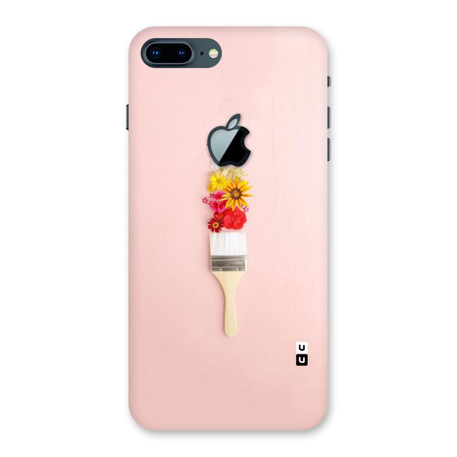 Painted Flowers Back Case for iPhone 7 Plus Apple Cut