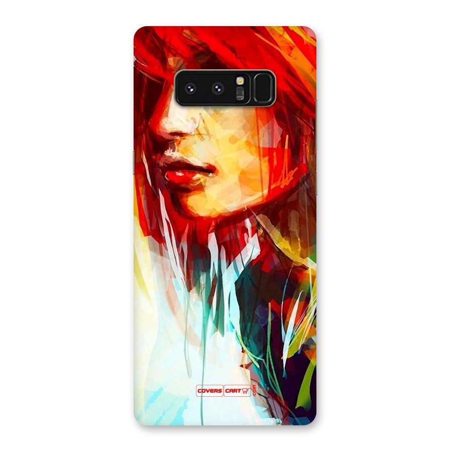 Painted Girl Back Case for Galaxy Note 8