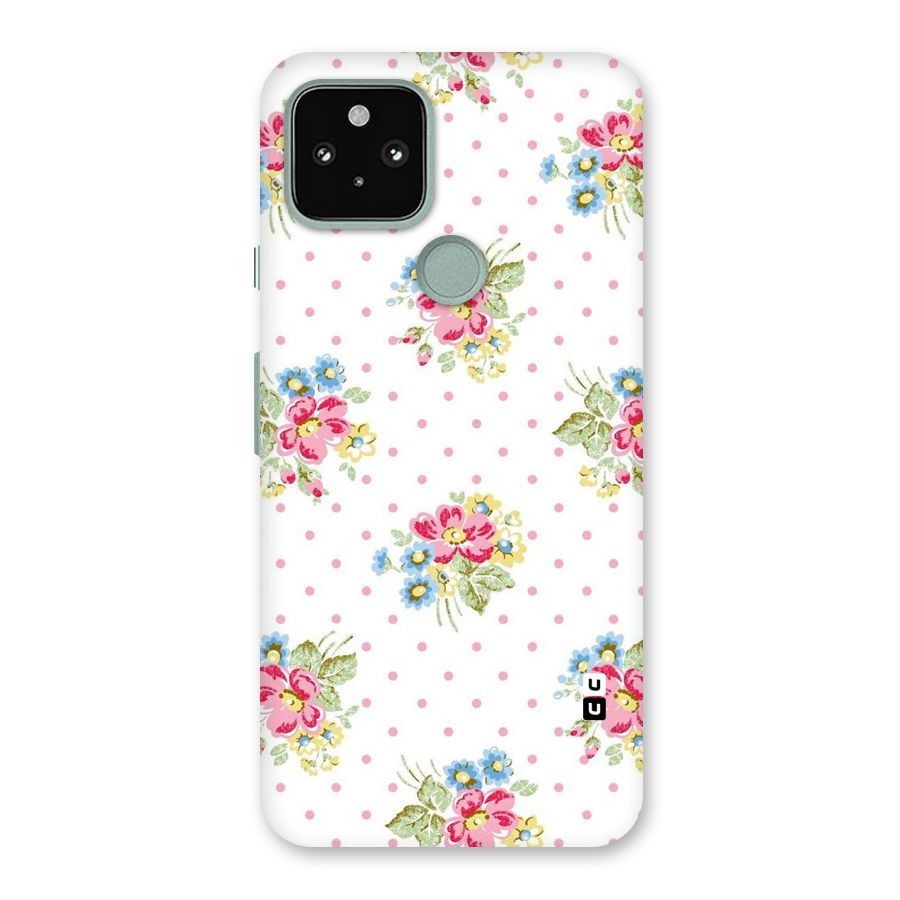 Painted Polka Floral Back Case for Google Pixel 5