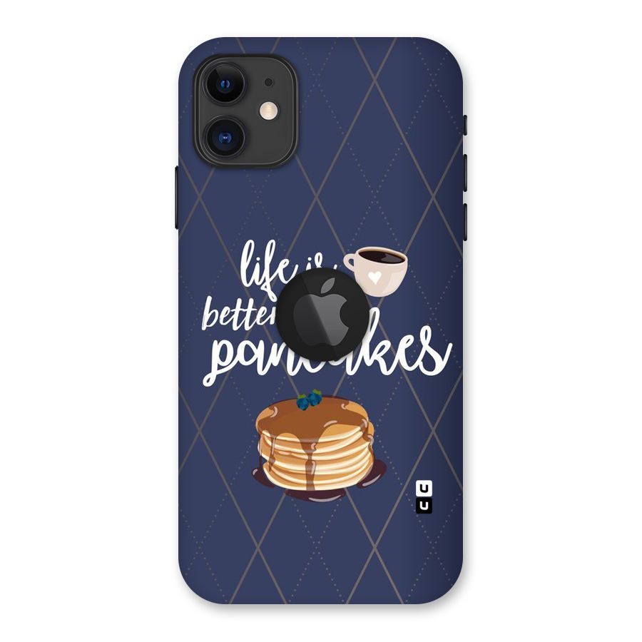 Pancake Life Back Case for iPhone 11 Logo Cut
