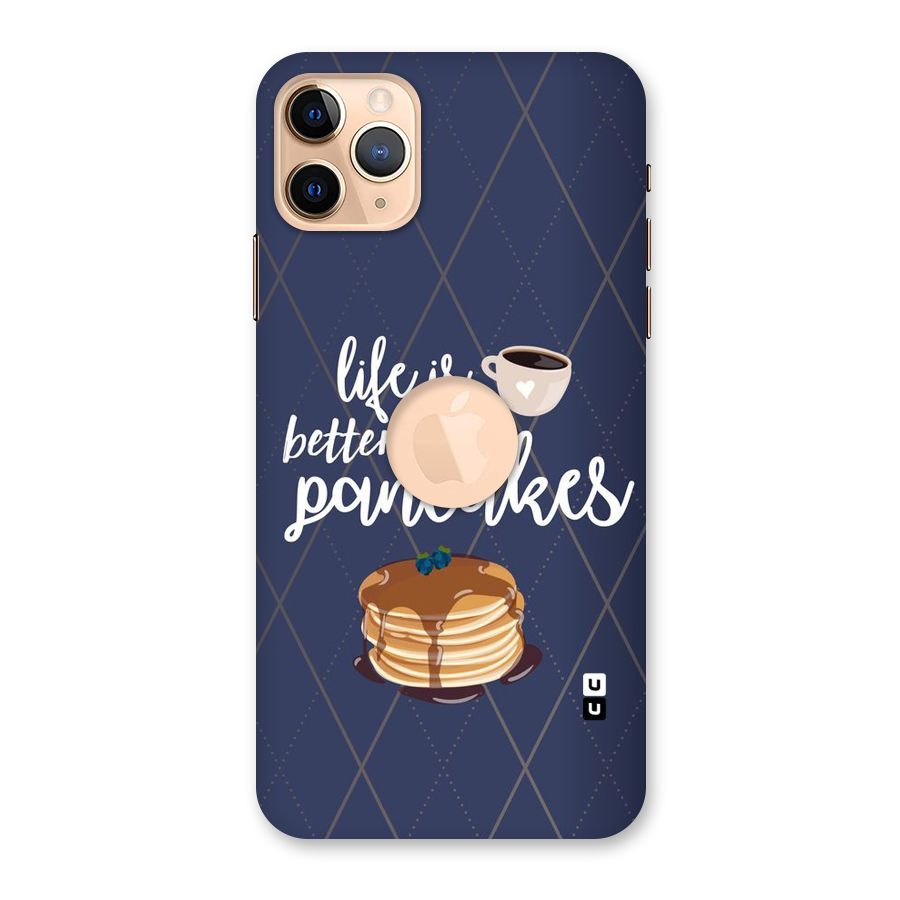 Pancake Life Back Case for iPhone 11 Pro Max Logo Cut