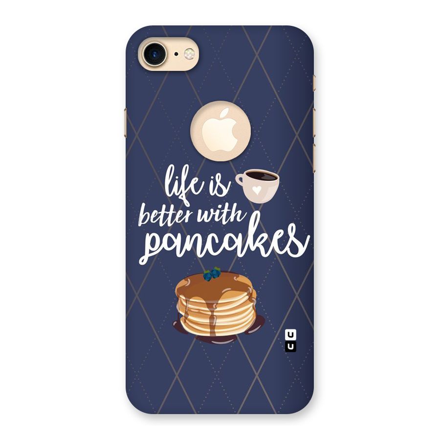 Pancake Life Back Case for iPhone 7 Logo Cut