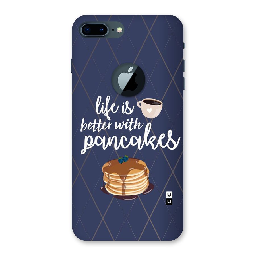 Pancake Life Back Case for iPhone 7 Plus Logo Cut