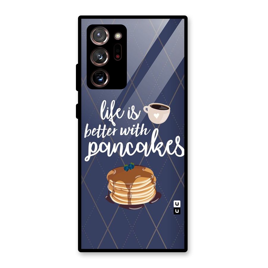Pancake Life Glass Back Case for Galaxy Note 20 Ultra 5G