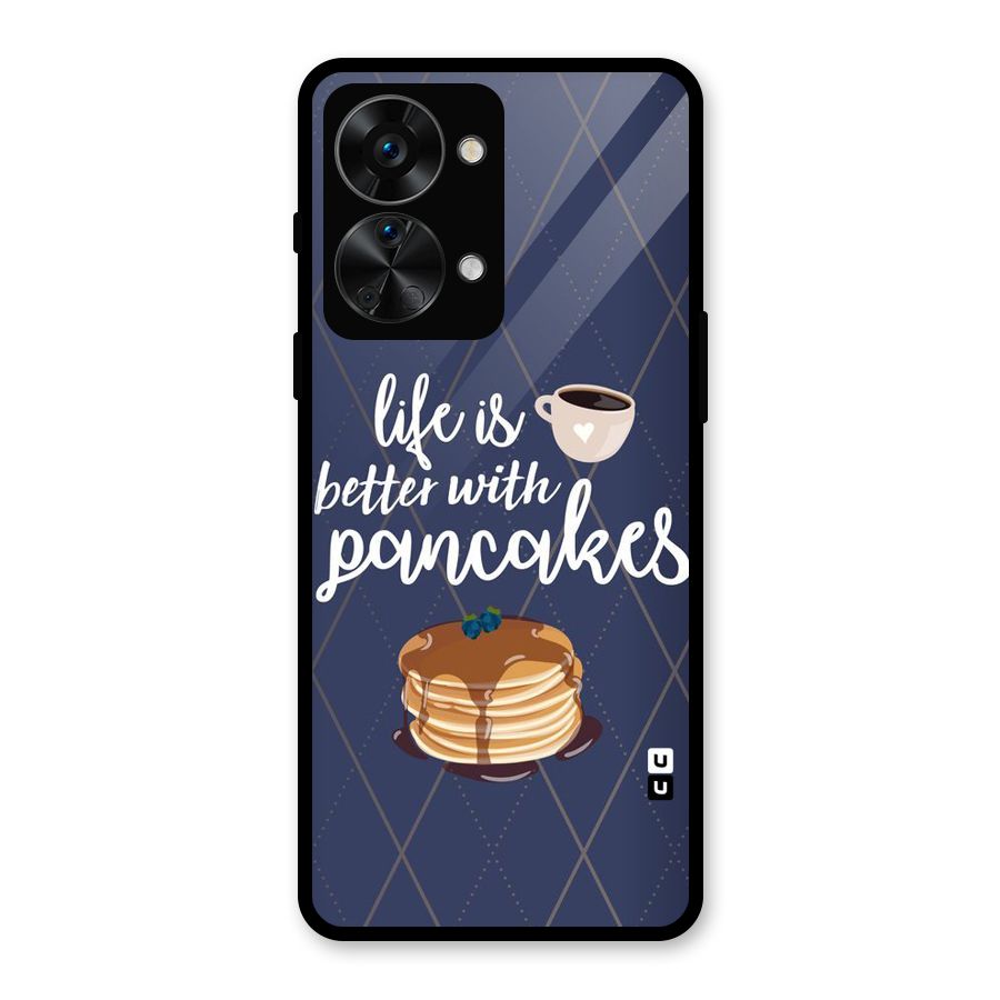 Pancake Life Glass Back Case for OnePlus Nord 2T