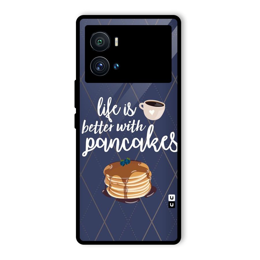 Pancake Life Glass Back Case for Vivo iQOO 9 Pro