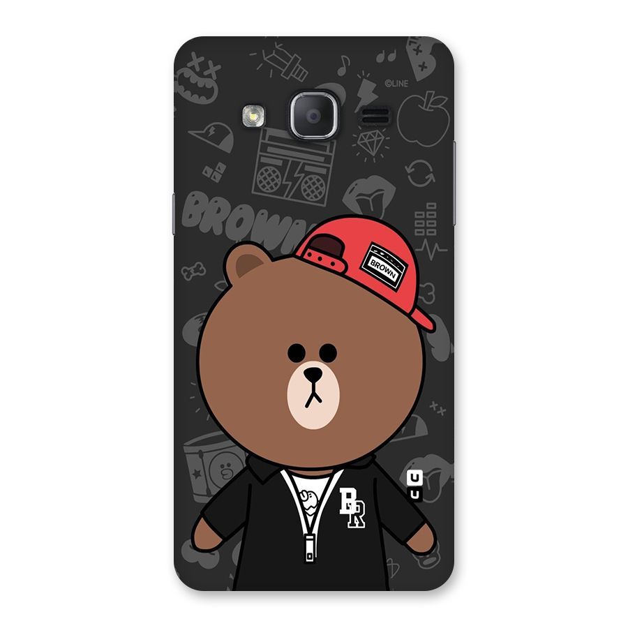 Panda Brown Back Case for Galaxy On7 2015