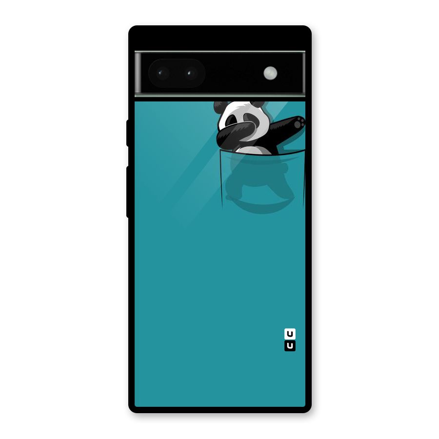 Panda Dabbing Away Glass Back Case for Google Pixel 6a