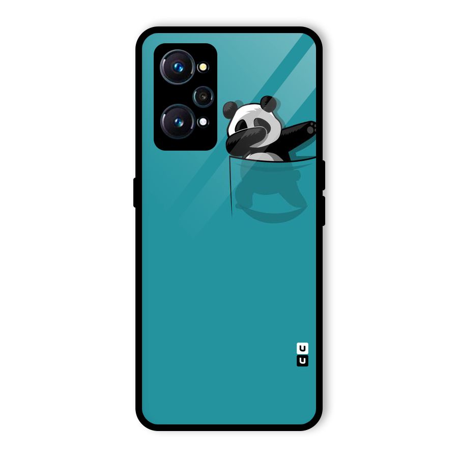 Panda Dabbing Away Glass Back Case for Realme GT Neo2