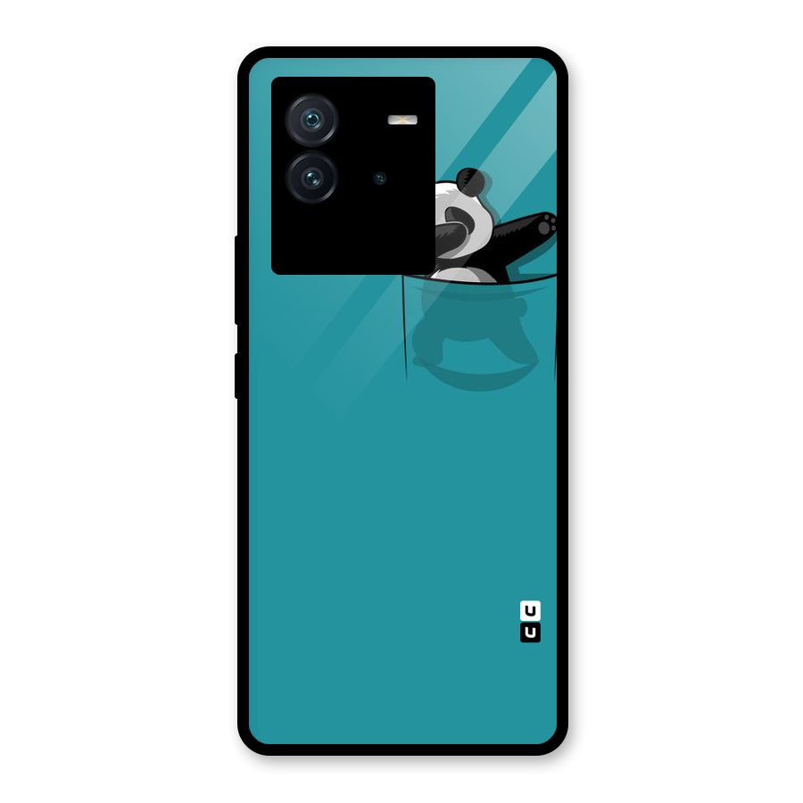 Panda Dabbing Away Glass Back Case for Vivo iQOO Neo 6 5G