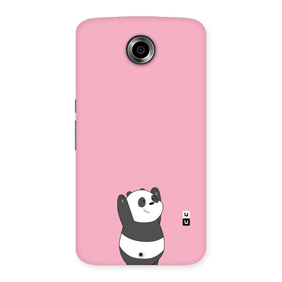 Panda Handsup Back Case for Nexsus 6