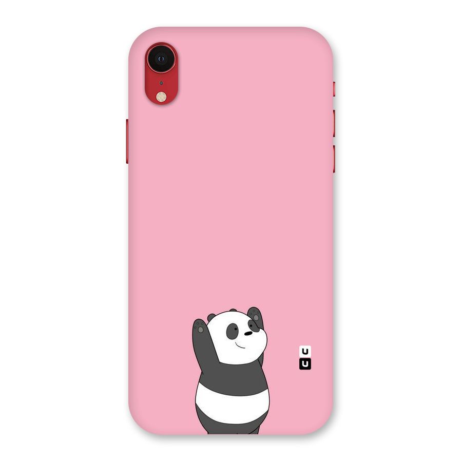Panda Handsup Back Case for iPhone XR