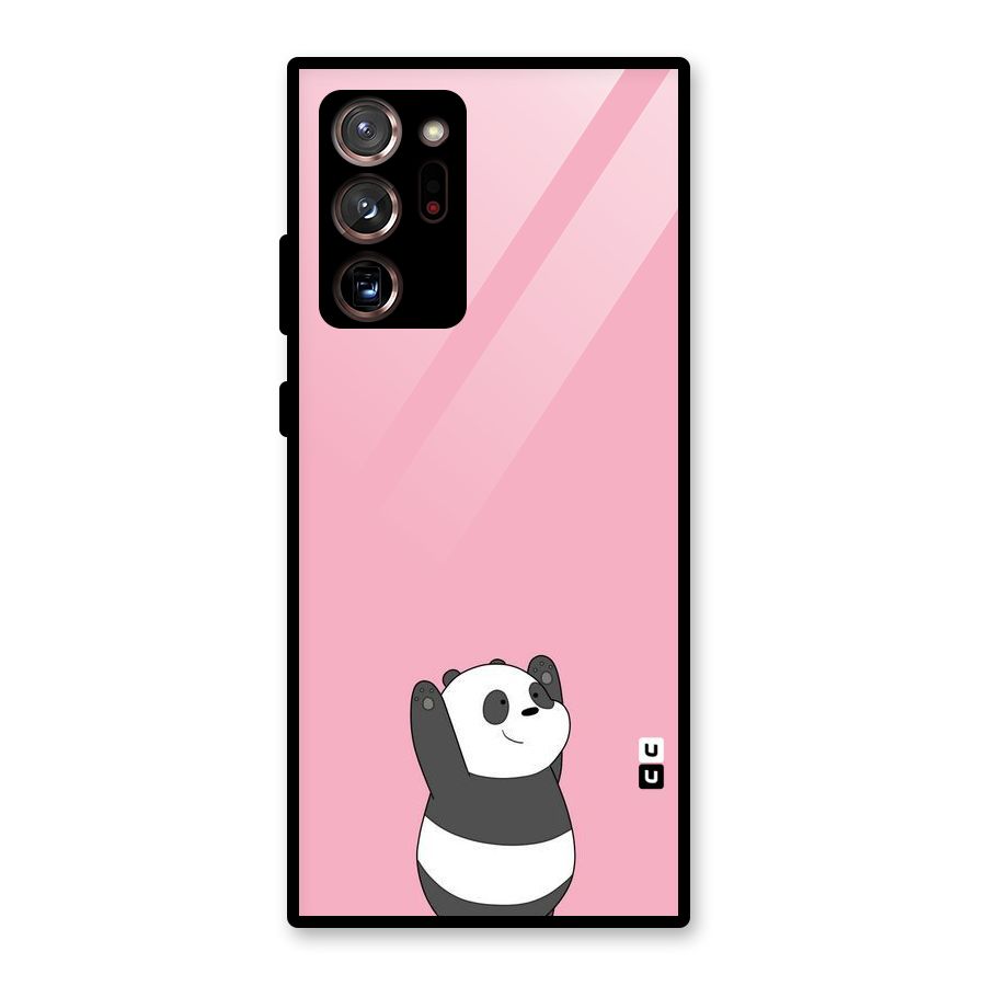 Panda Handsup Glass Back Case for Galaxy Note 20 Ultra 5G