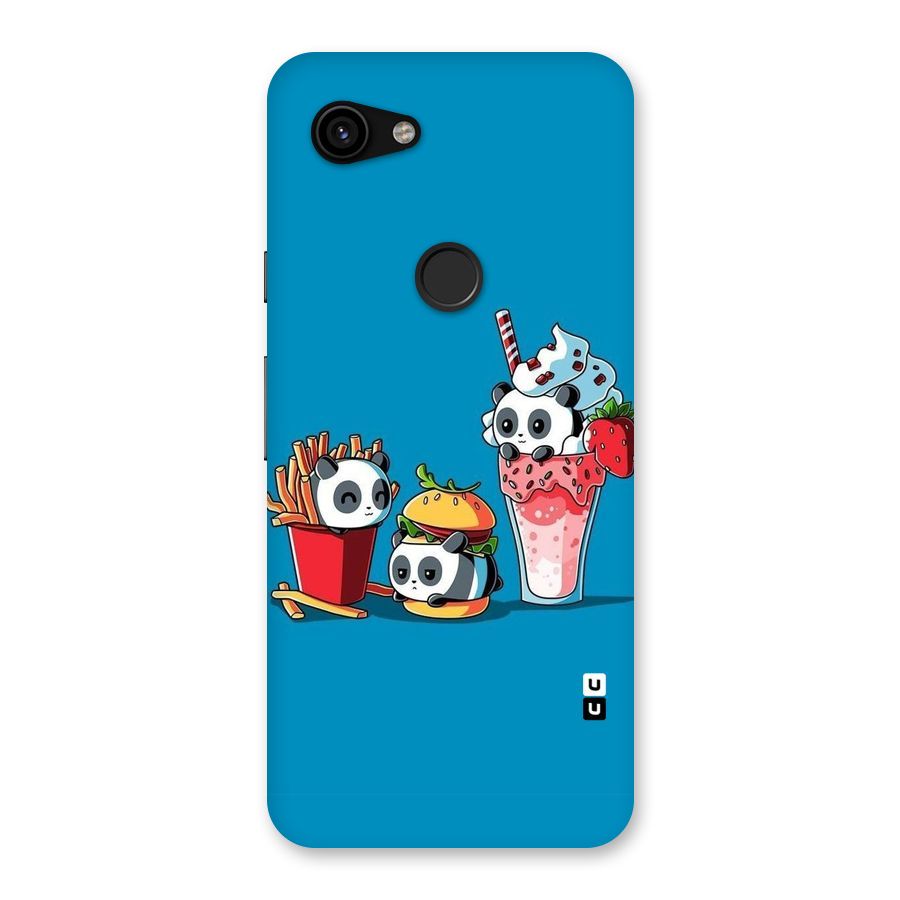 Panda Lazy Back Case for Google Pixel 3a