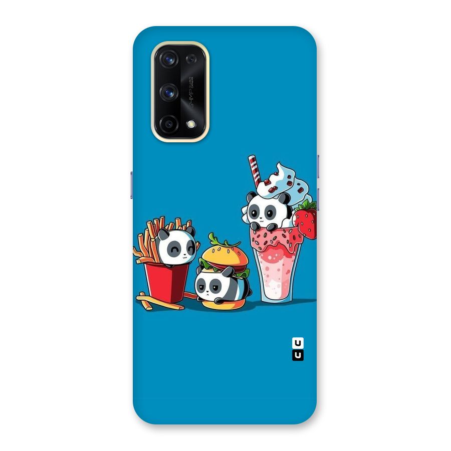 Panda Lazy Glass Back Case for Realme X7 Pro