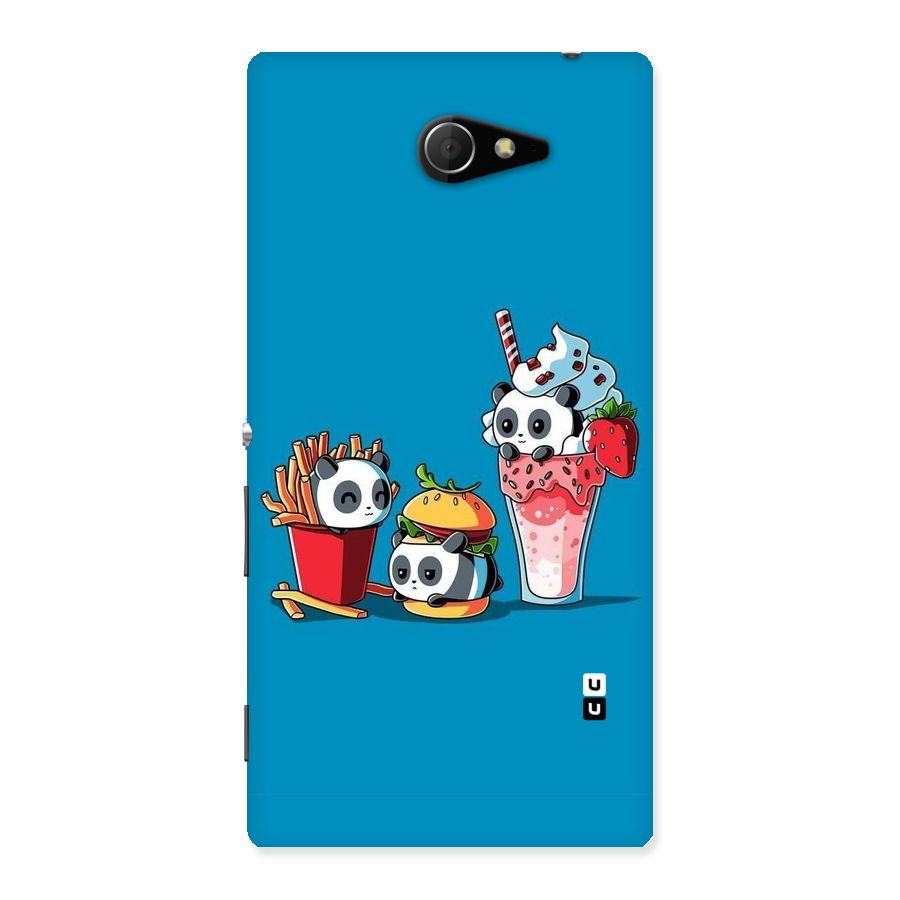 Panda Lazy Back Case for Sony Xperia M2