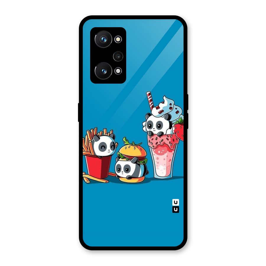 Panda Lazy Glass Back Case for Realme GT Neo 3T