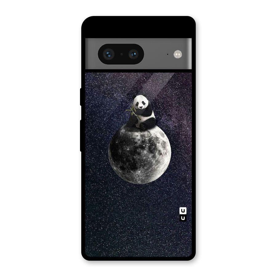 Panda Space Glass Back Case for Google Pixel 7