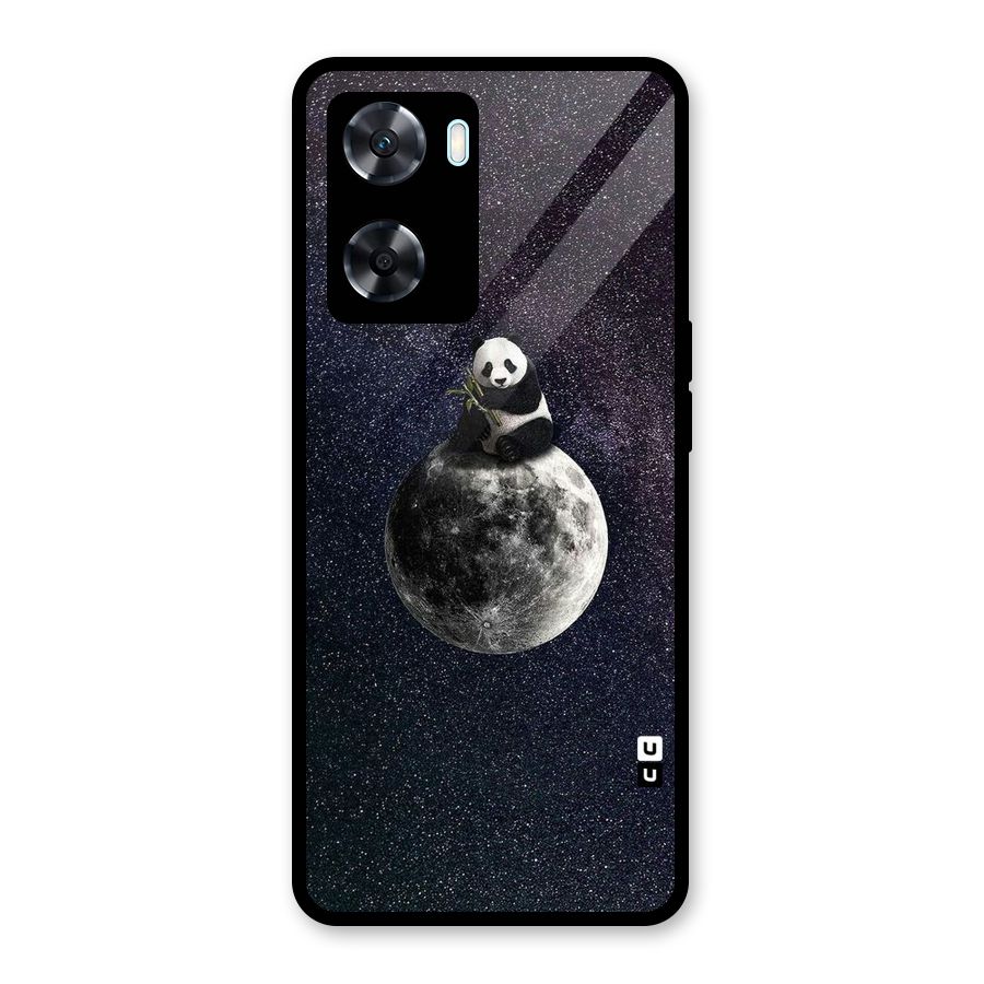 Panda Space Glass Back Case for Oppo A77