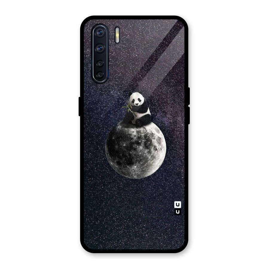 Panda Space Glass Back Case for Oppo F15