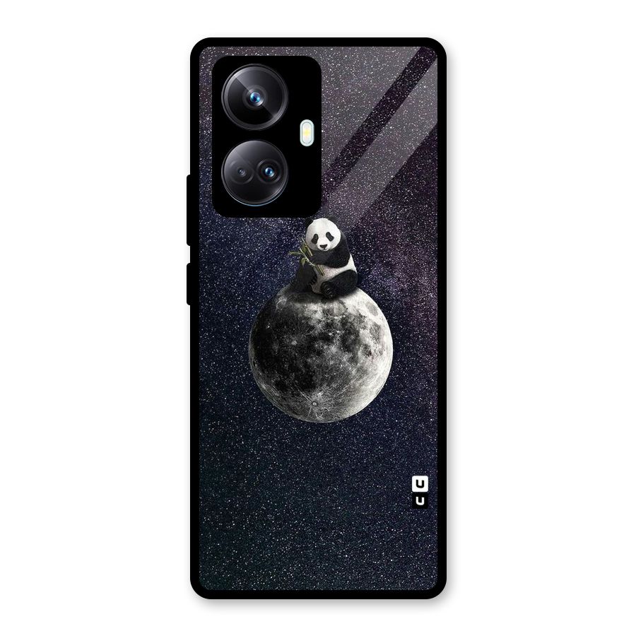 Panda Space Glass Back Case for Realme 10 Pro Plus