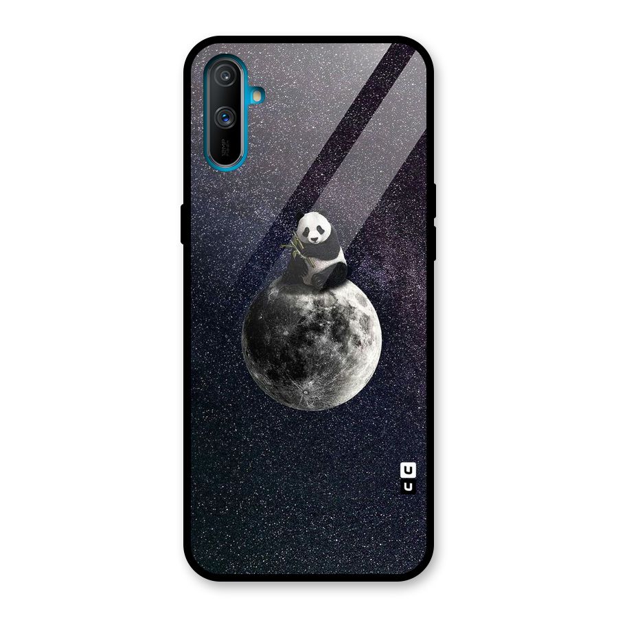 Panda Space Glass Back Case for Realme C3