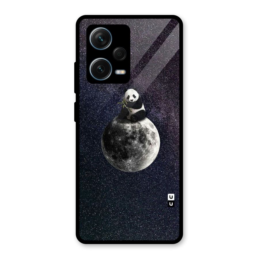 Panda Space Glass Back Case for Redmi Note 12 Pro Plus 5G