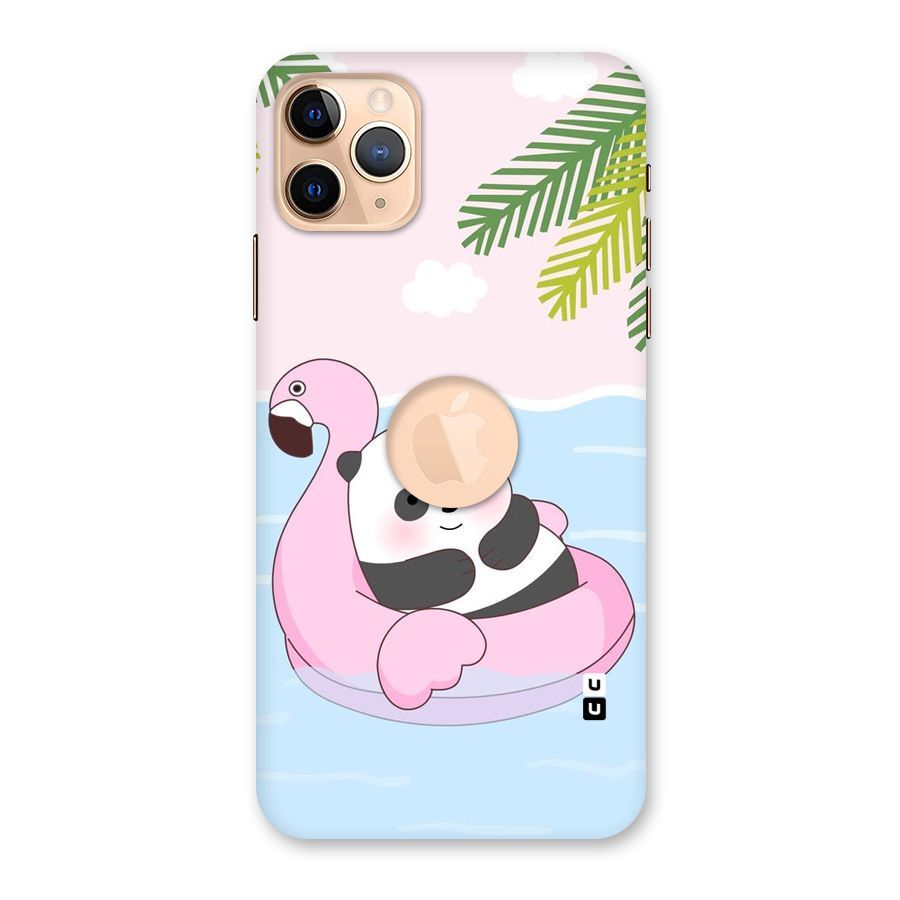 Panda Swim Back Case for iPhone 11 Pro Max Logo Cut