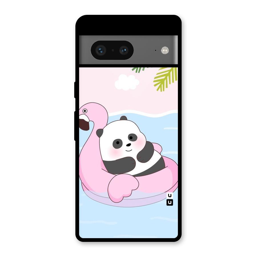 Panda Swim Glass Back Case for Google Pixel 7