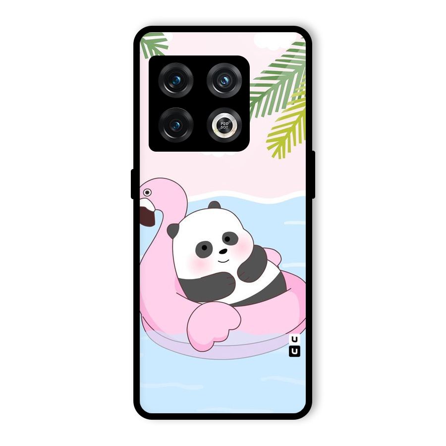 Panda Swim Glass Back Case for OnePlus 10 Pro 5G