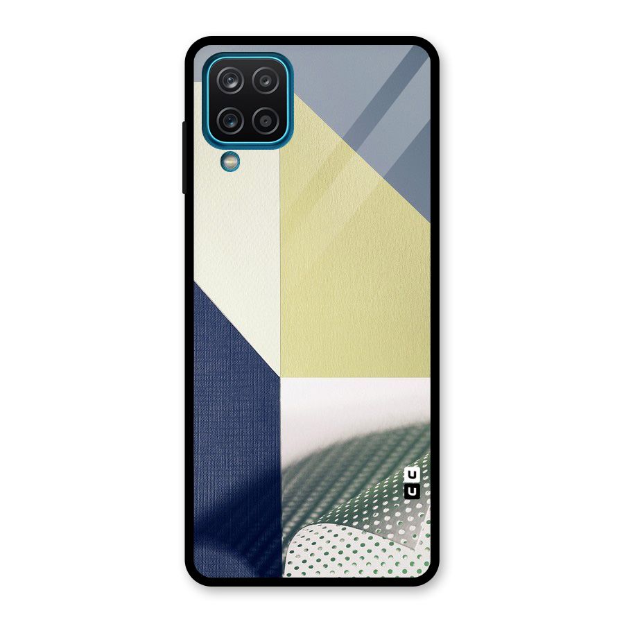 Paper Art Glass Back Case for Galaxy A12