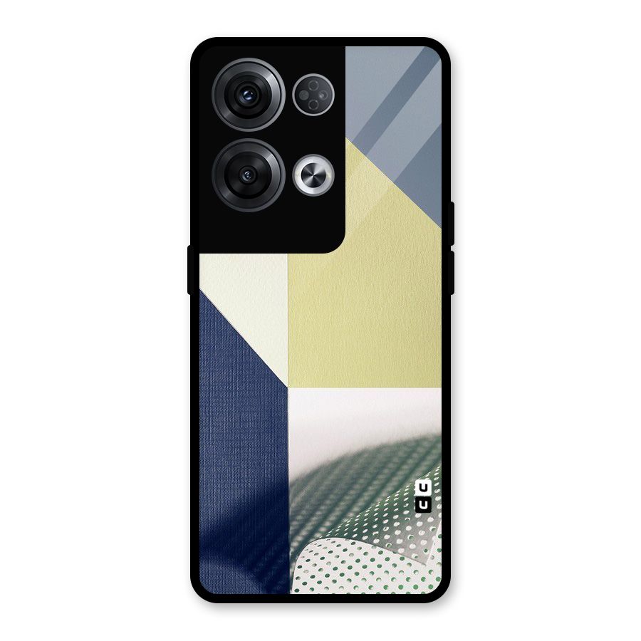 Paper Art Glass Back Case for Oppo Reno8 Pro 5G