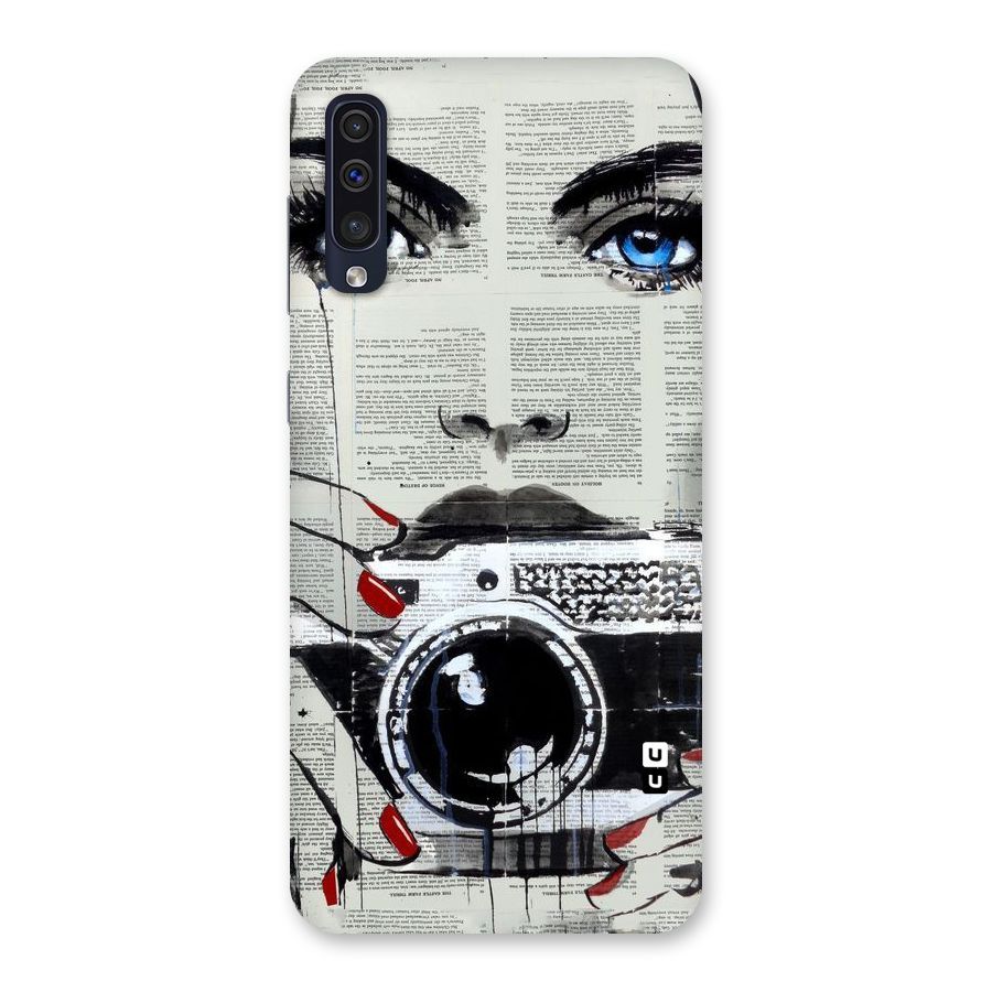 Paper Face Beauty Back Case for Galaxy A50