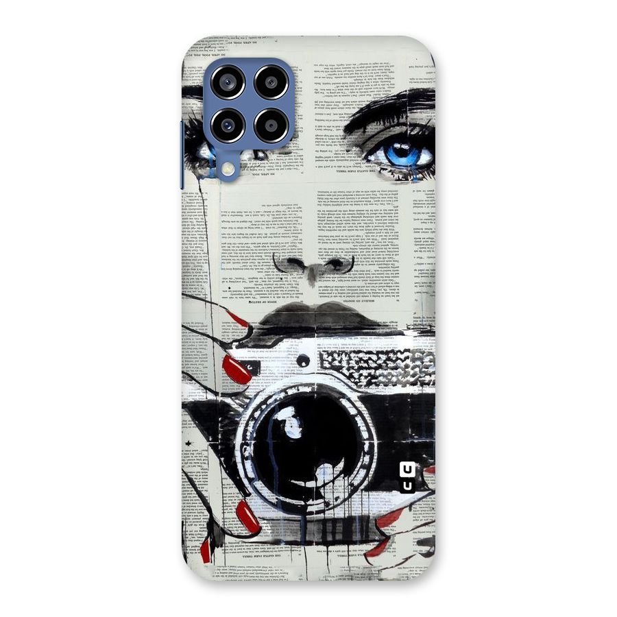 Paper Face Beauty Back Case for Galaxy M53 5G