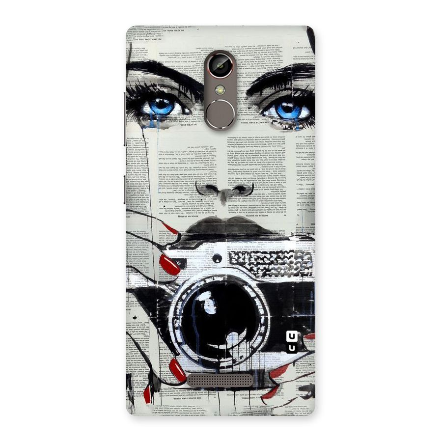 Paper Face Beauty Back Case for Gionee S6s