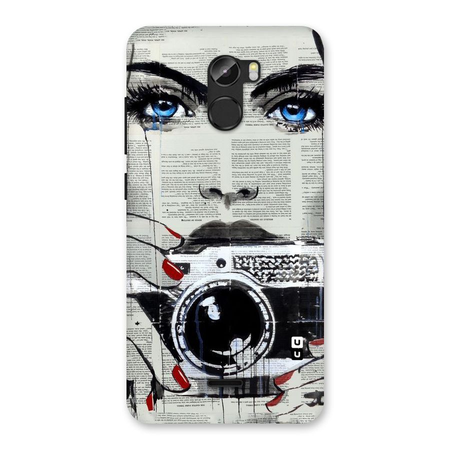 Paper Face Beauty Back Case for Gionee X1