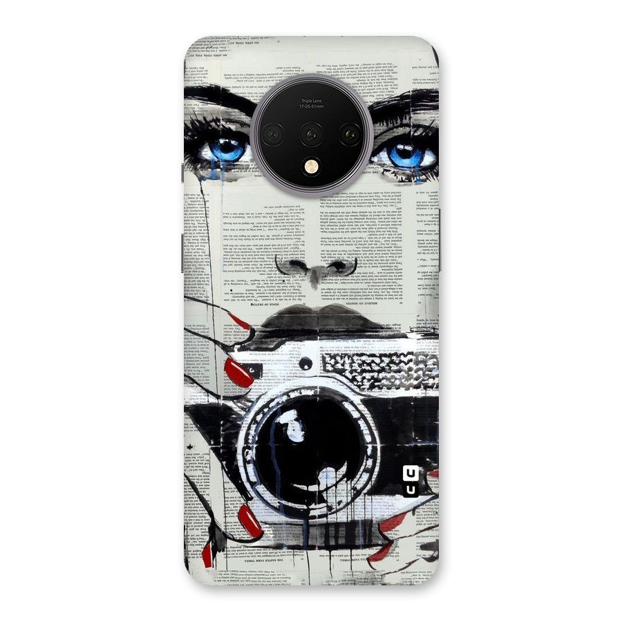 Paper Face Beauty Back Case for OnePlus 7T