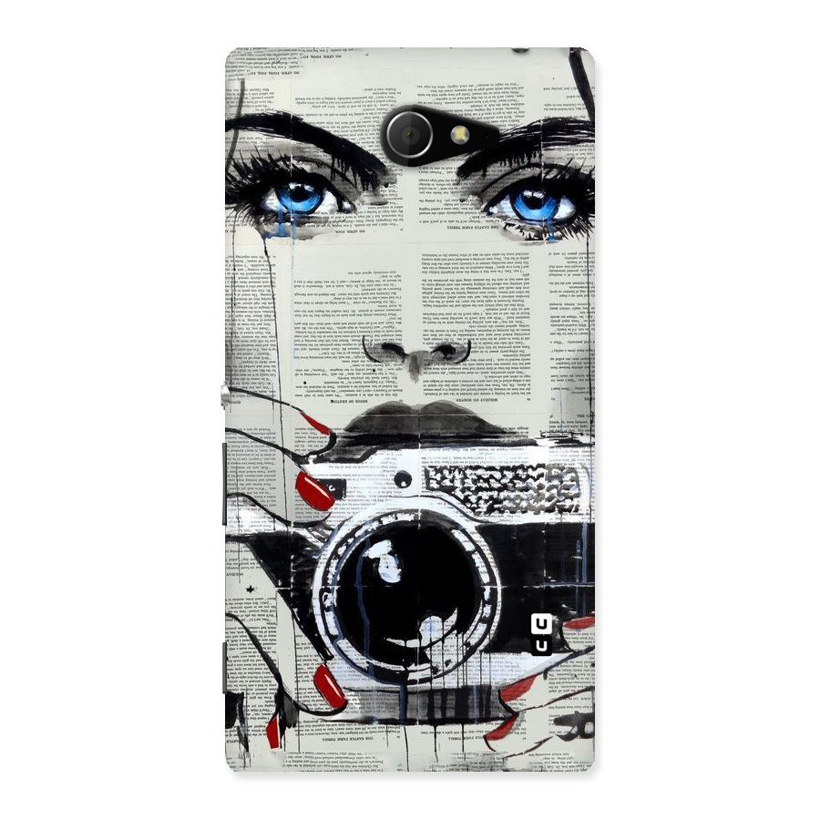 Paper Face Beauty Back Case for Sony Xperia M2