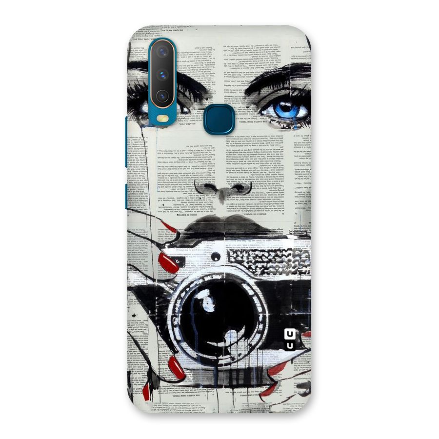 Paper Face Beauty Back Case for Vivo Y17