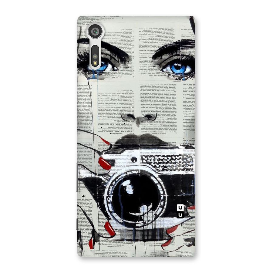 Paper Face Beauty Back Case for Xperia XZ