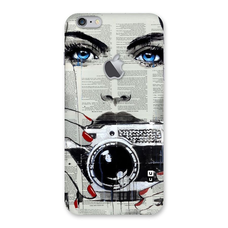 Paper Face Beauty Back Case for iPhone 6 Plus 6S Plus Logo Cut