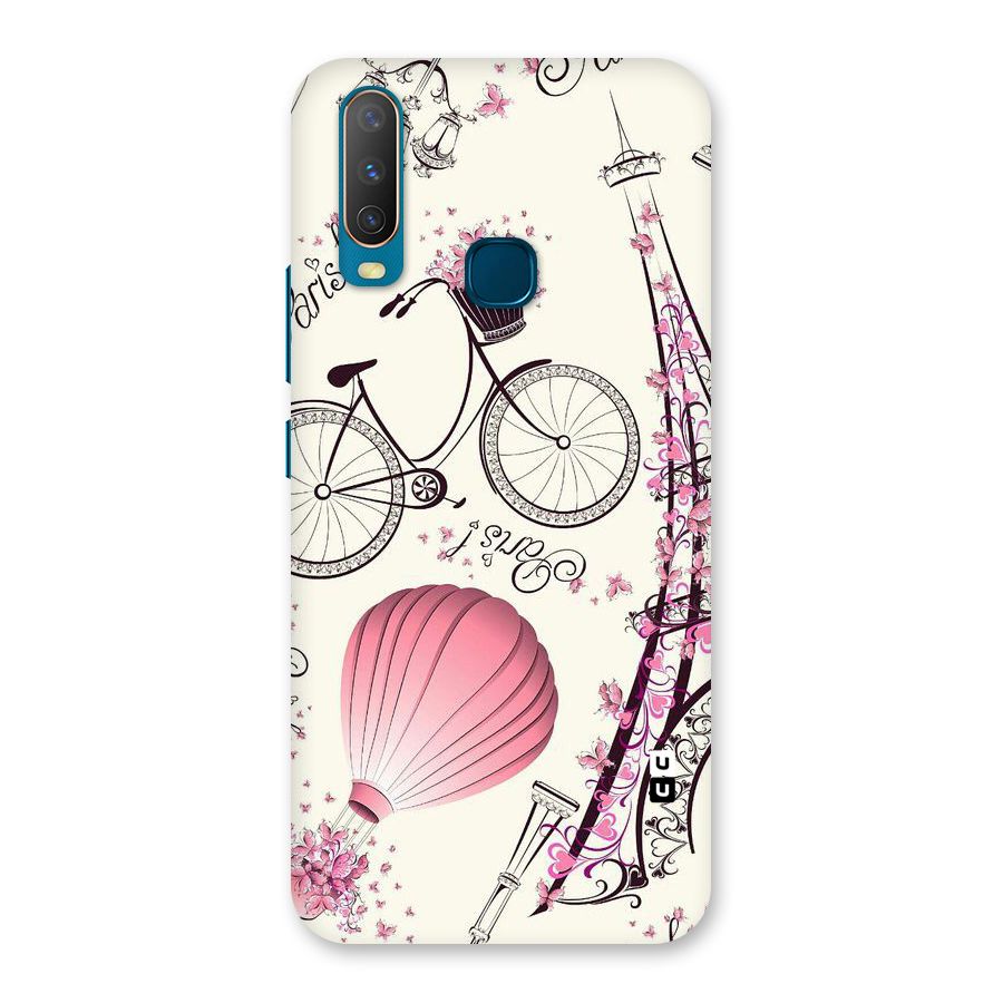 Paris Clipart Back Case for Vivo U10
